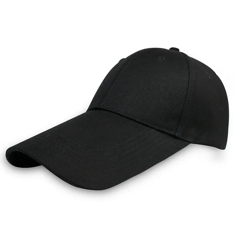 Women Adjustable Black Cap with Large Brim - Image 11