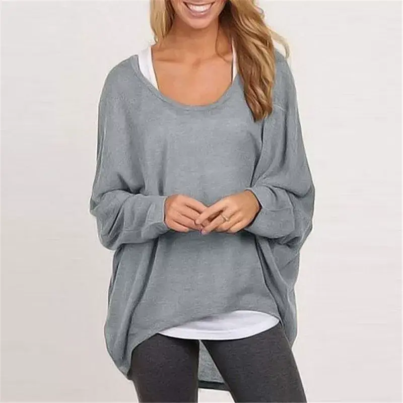 Women Loose Grey T-Shirt 2022 Hot Sale — feature 29
