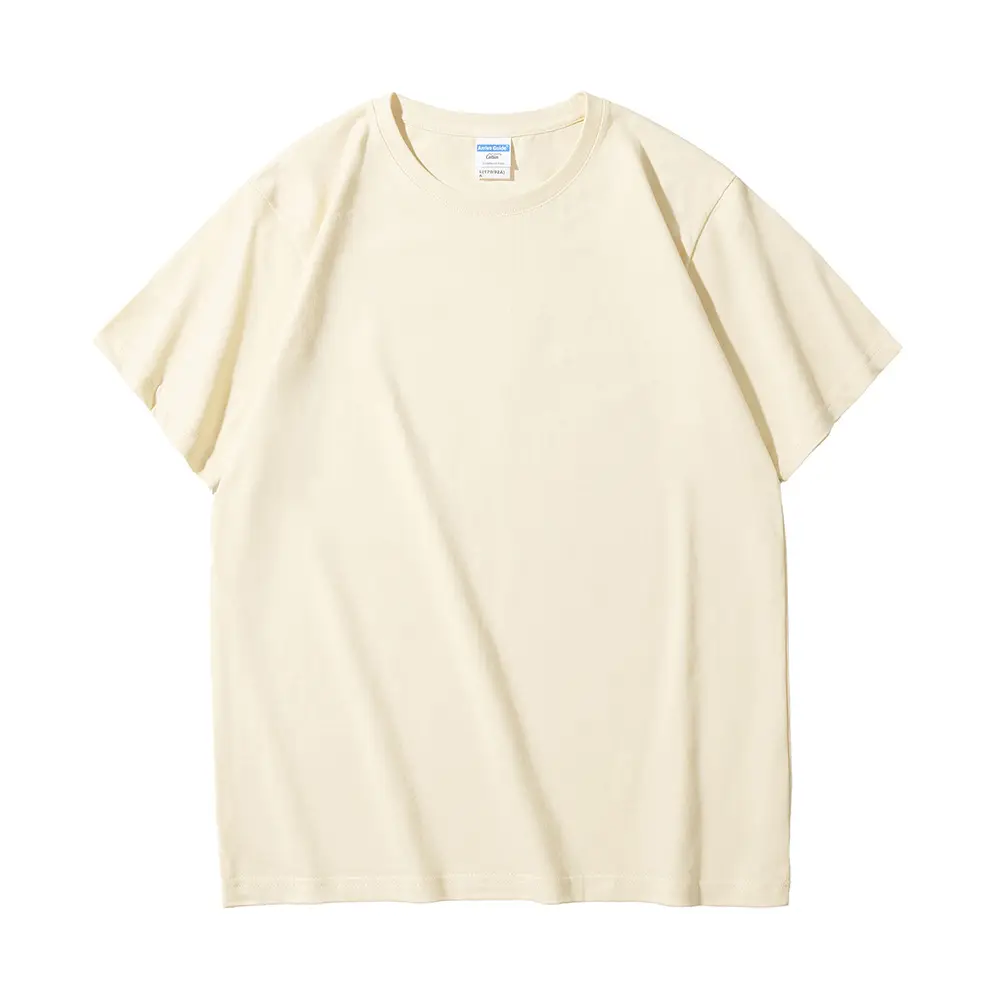 Purple Pure Cotton Crewneck T-Shirt 210g