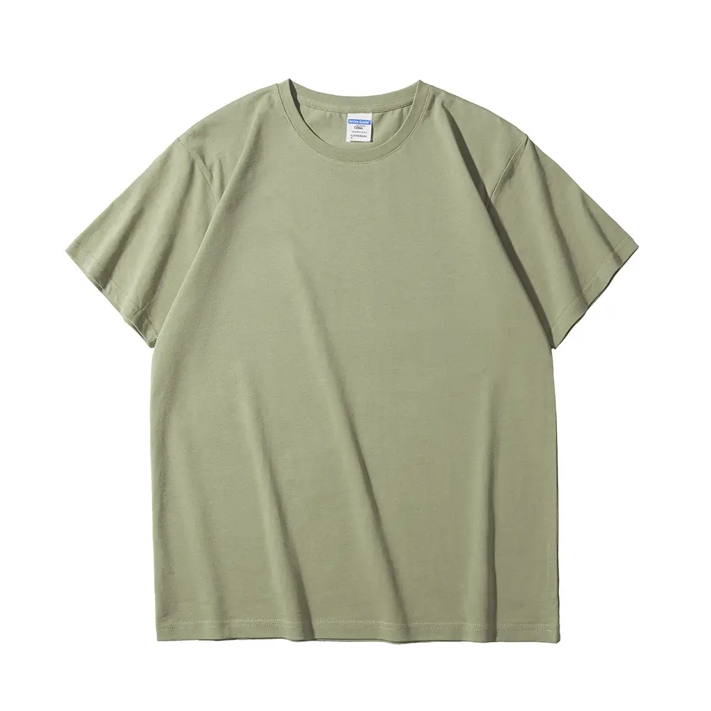Purple Pure Cotton Crewneck T-Shirt 210g