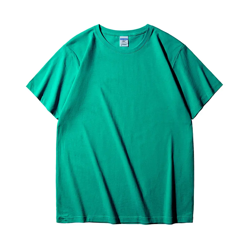 Purple Pure Cotton Crewneck T-Shirt 210g