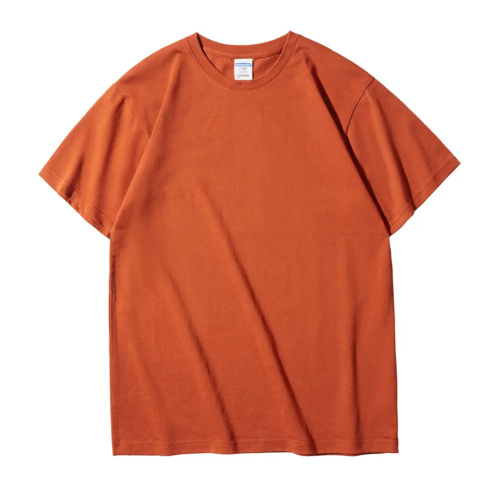Purple Pure Cotton Crewneck T-Shirt 210g
