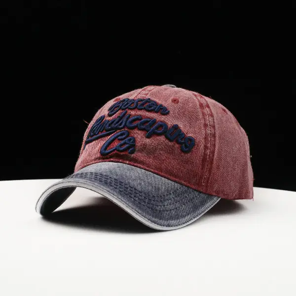 Men's Denim Crew Neck Cap Summer Hip Hop Style — feature 1