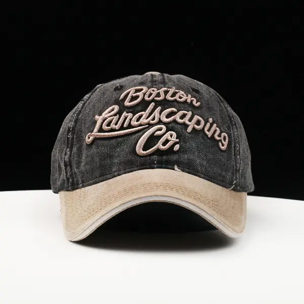 Men's Denim Crew Neck Cap Summer Hip Hop Style — feature 5