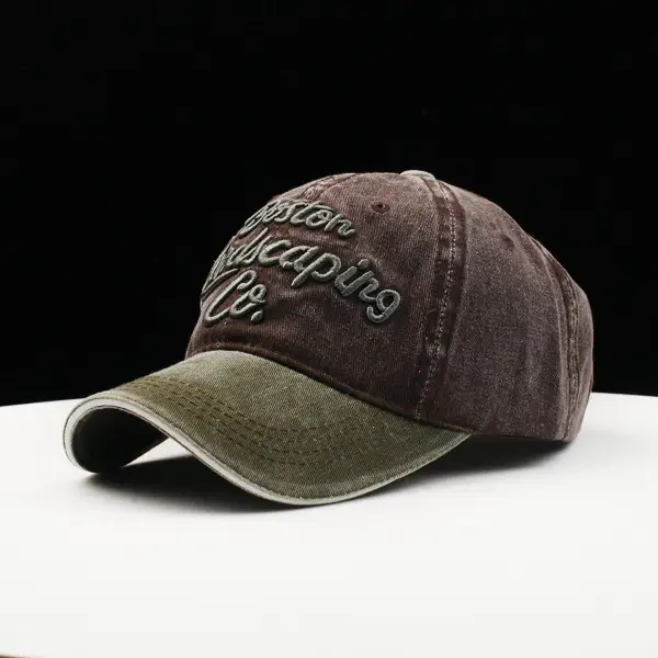 Men's Denim Crew Neck Cap Summer Hip Hop Style - Image 2