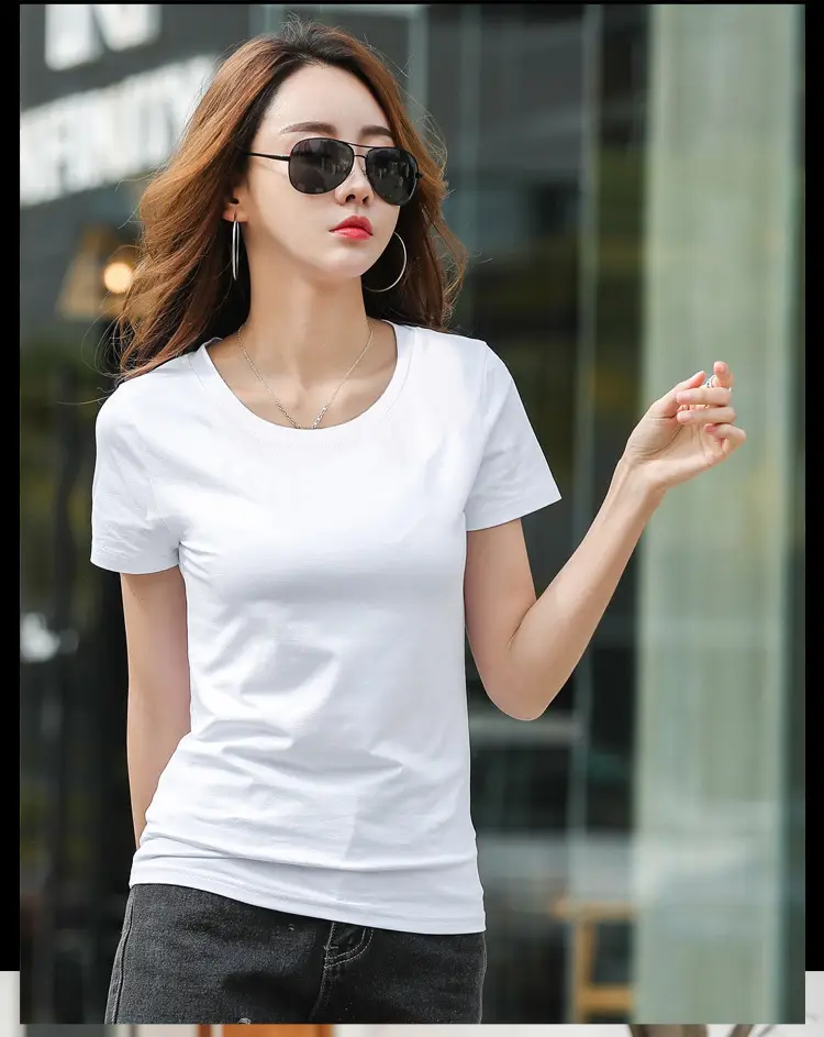 Women V-Neck Slim Fit T-Shirt Mint Green — feature 62