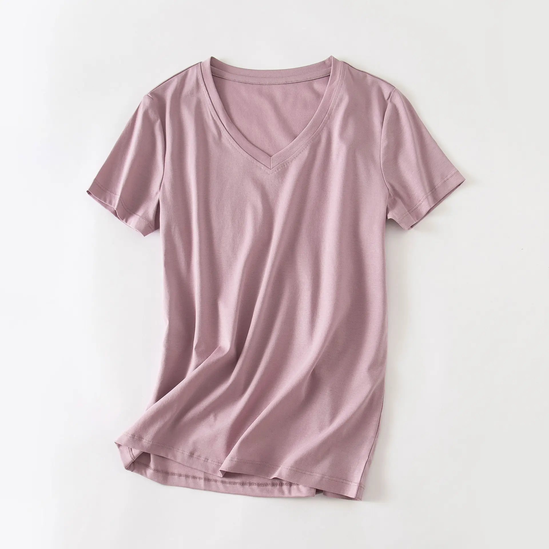 Purple pink "v-neck"