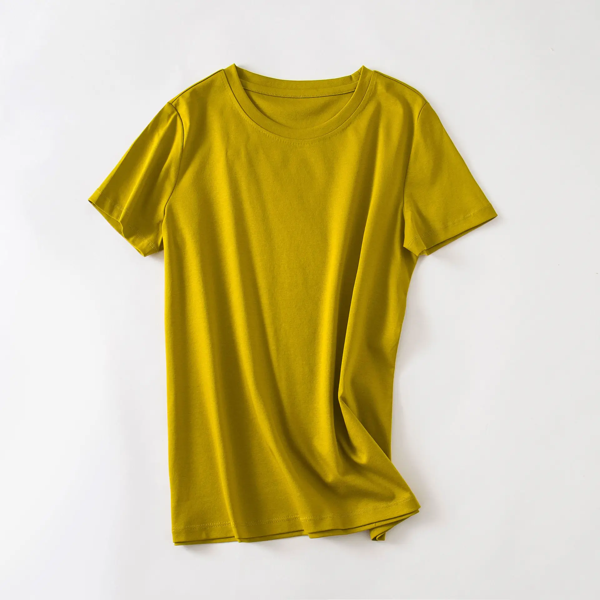 Ginger Yellow Round Neck