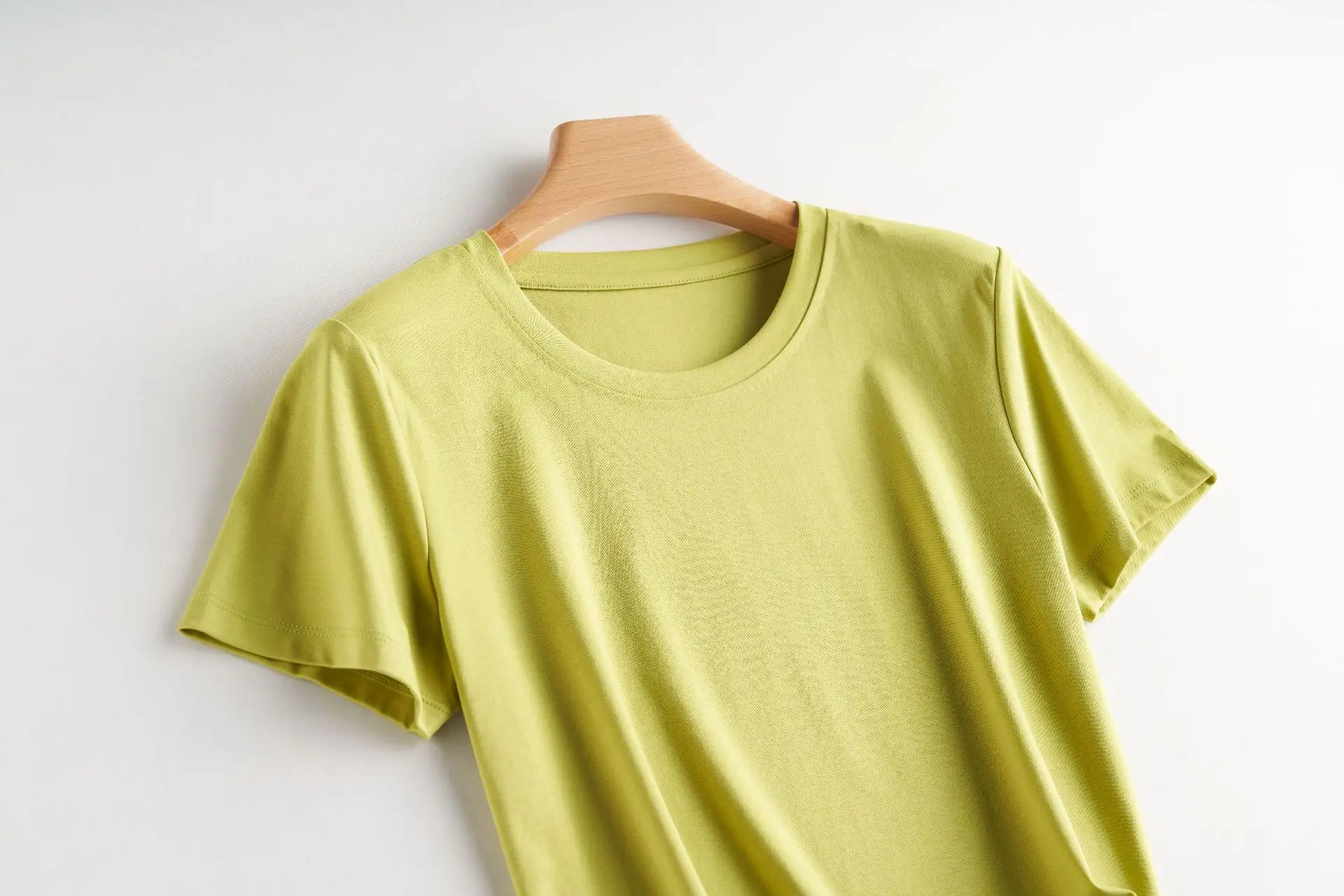 Apple Green Round Neck