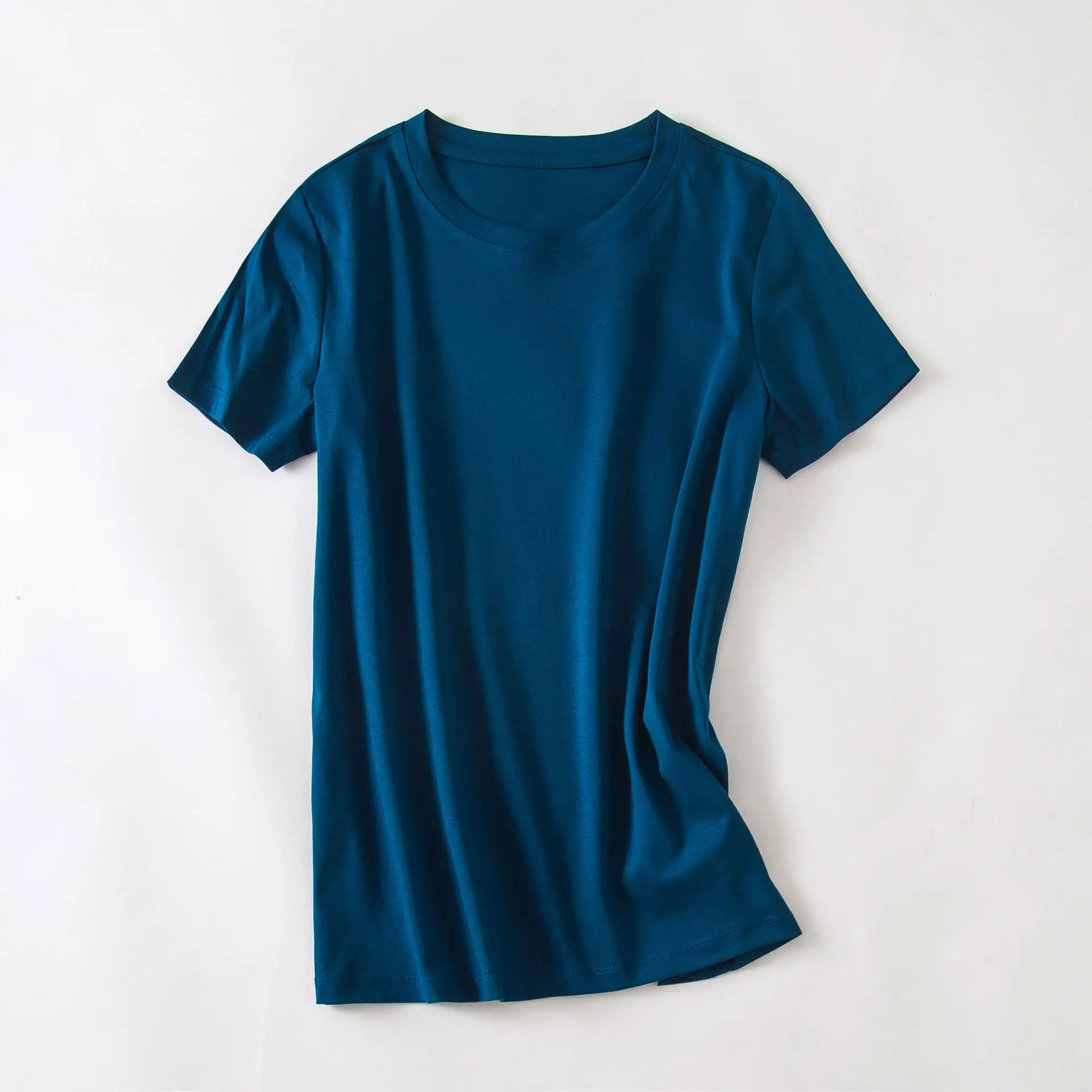 Peacock blue "round neck"