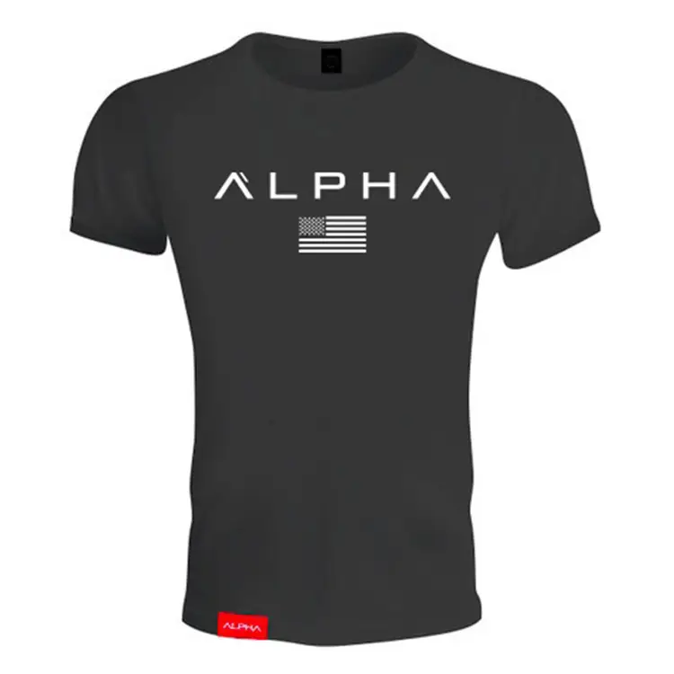 Men's Alpha Sweat Absorbent Running T-Shirt Red Hat - Image 2