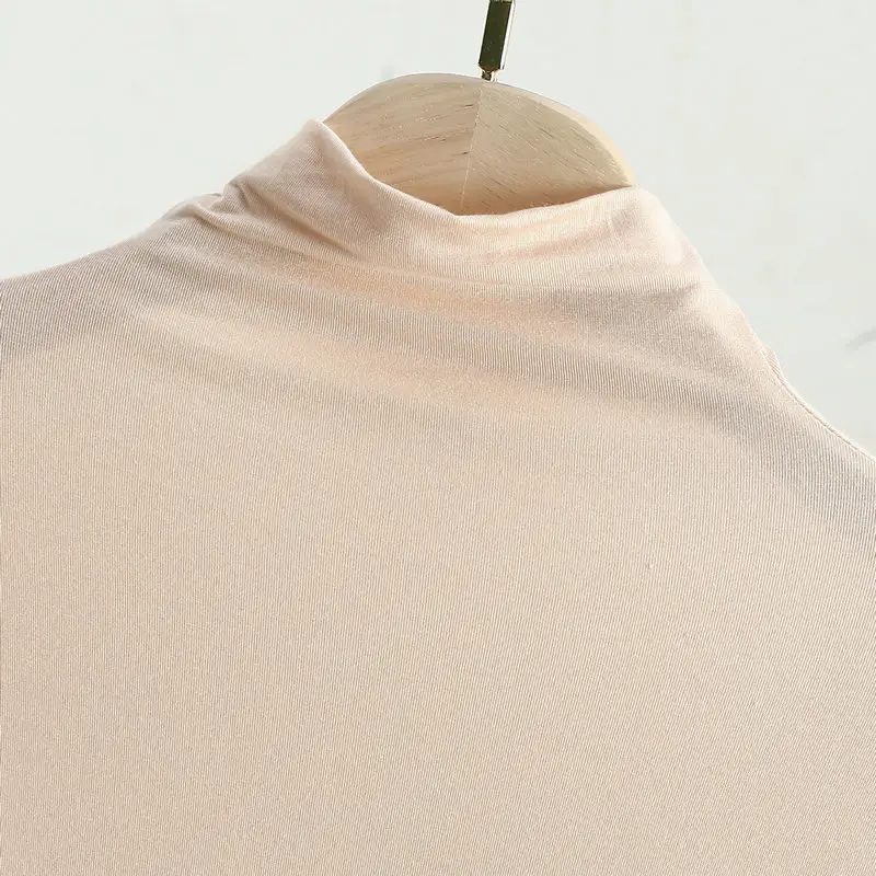 Men Blue High Neck Long Sleeve T-Shirt — feature 18