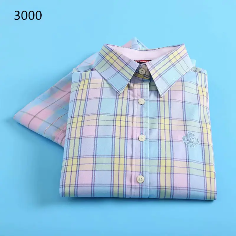 2023 Cotton Plaid Lapel Shirt Women's Easiest Fit - Image 23