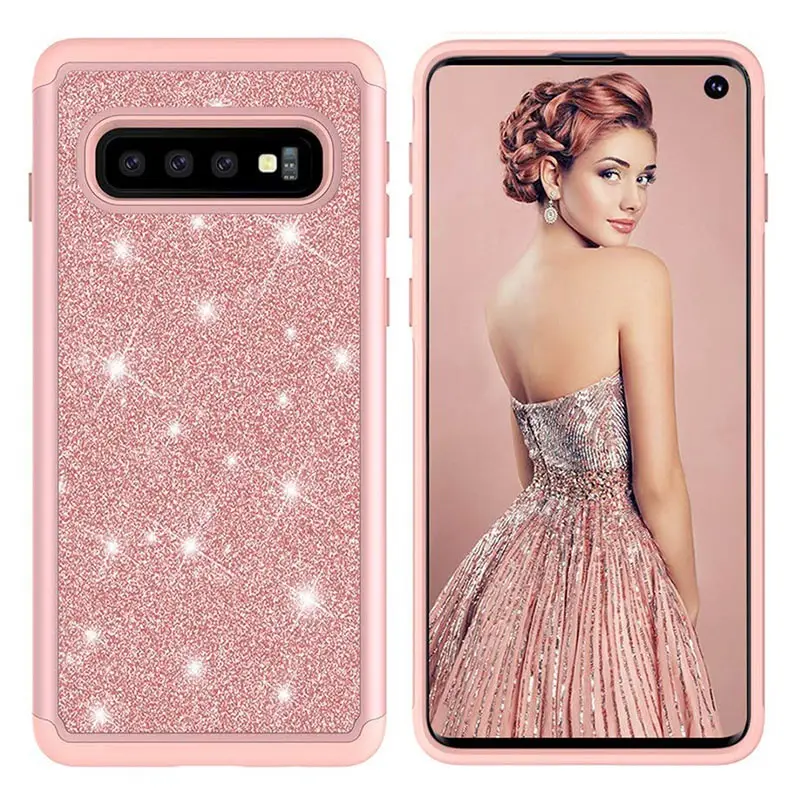 Samsung S25 S24 S23 Ultra S10 Plus Glitter Two-In-One Mobile Phone Case — feature 11