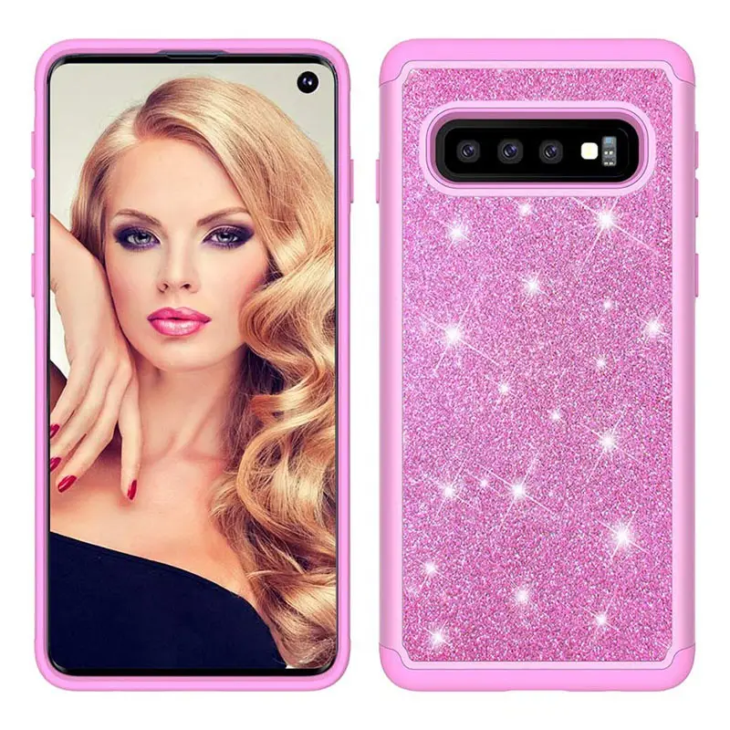 Samsung S25 S24 S23 Ultra S10 Plus Glitter Two-In-One Mobile Phone Case — feature 14