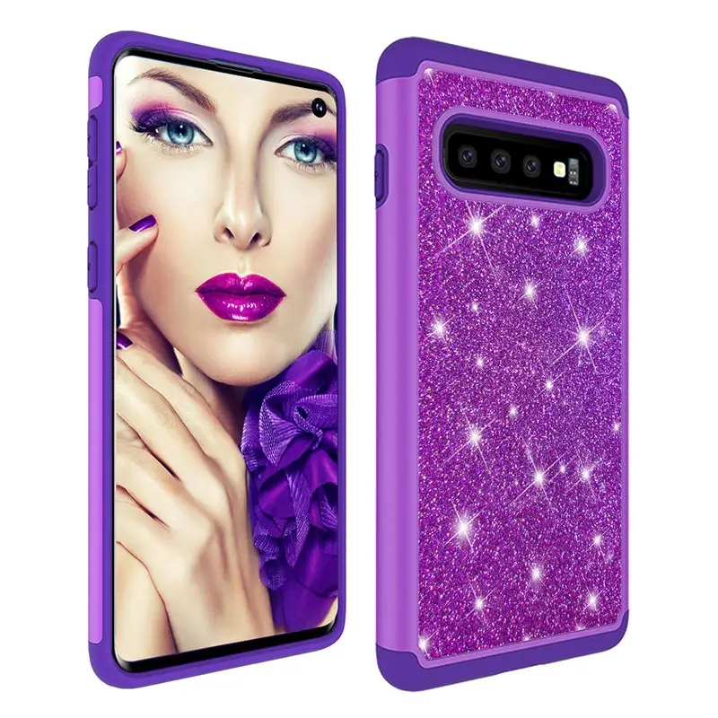 Samsung S25 S24 S23 Ultra S10 Plus Glitter Two-In-One Mobile Phone Case — feature 4