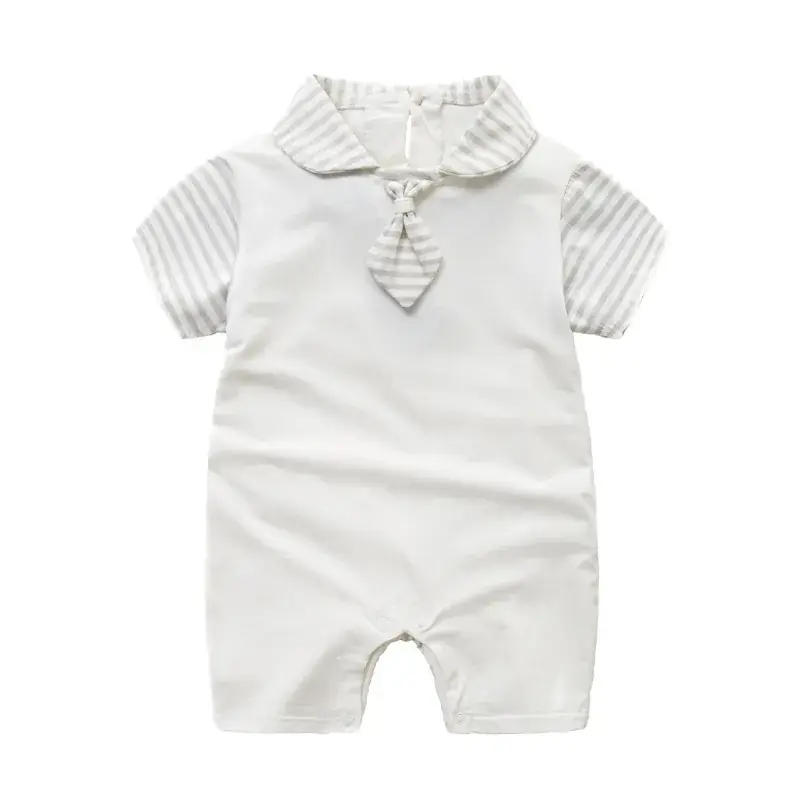 Baby Cotton Shorts Set Navy Blue 0-12 Months - Image 2