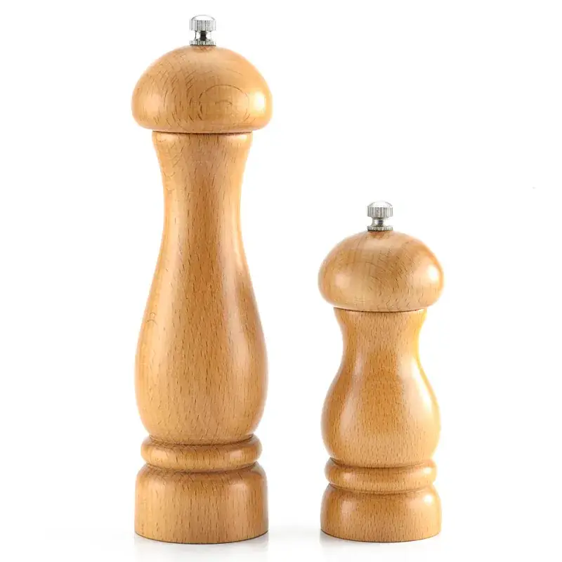 5inch Manual Beech Wood Pepper Grinder - Image 9