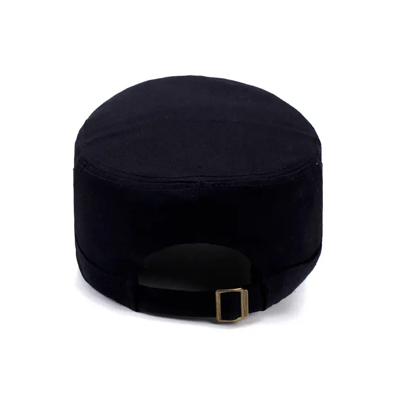 Korean Style Men's Embroidered Camo Hat Black - Image 8