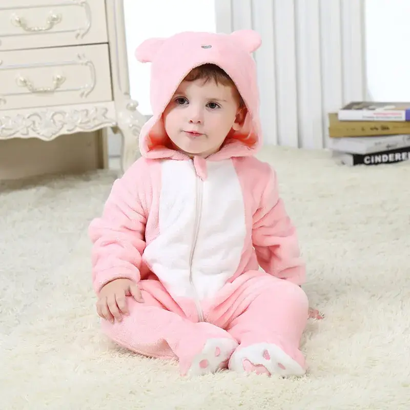 Baby Bear Hooded Jumpsuit Brown 59/66 - Image 20