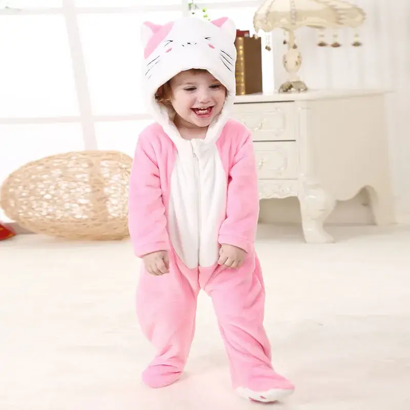 Baby Bear Hooded Jumpsuit Brown 59/66 - Image 25