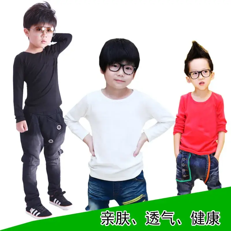 Red Long Sleeve T-Shirt for Kids Women Wholesale - Image 4