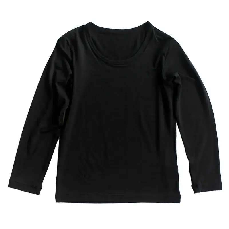 Red Long Sleeve T-Shirt for Kids Women Wholesale - Image 2