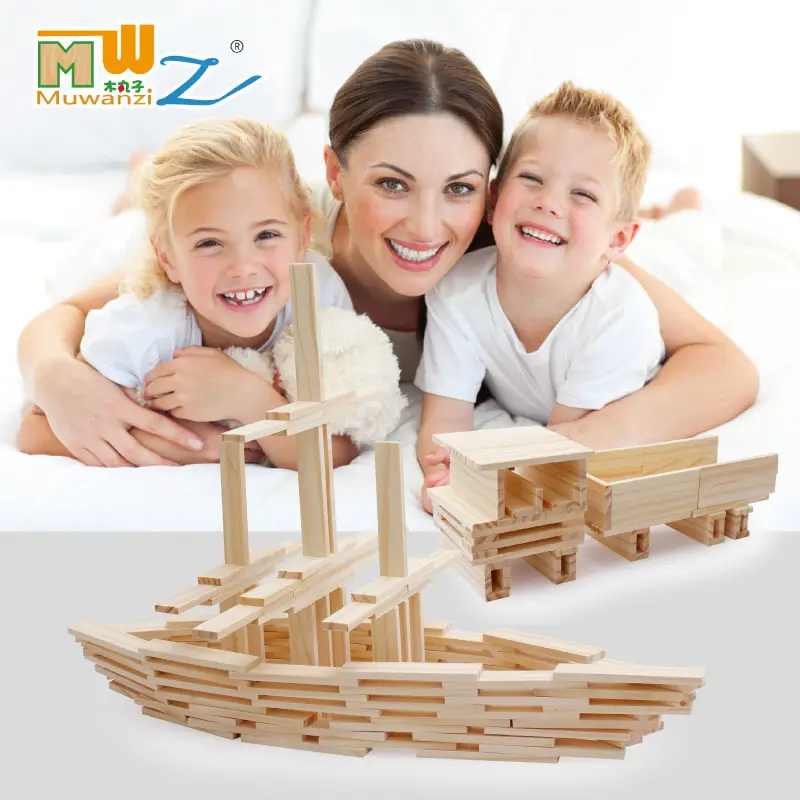 Wooden Building Blocks for Kids All-in-One Creative Toys - Image 6