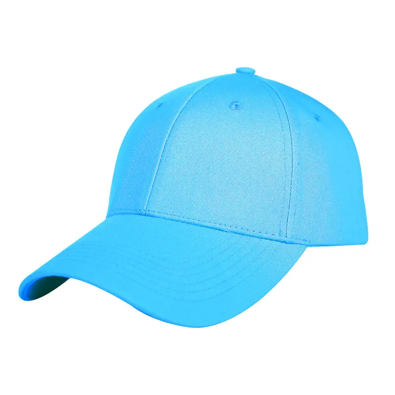 Pure Cotton Korean Baseball Cap Blue Women Men