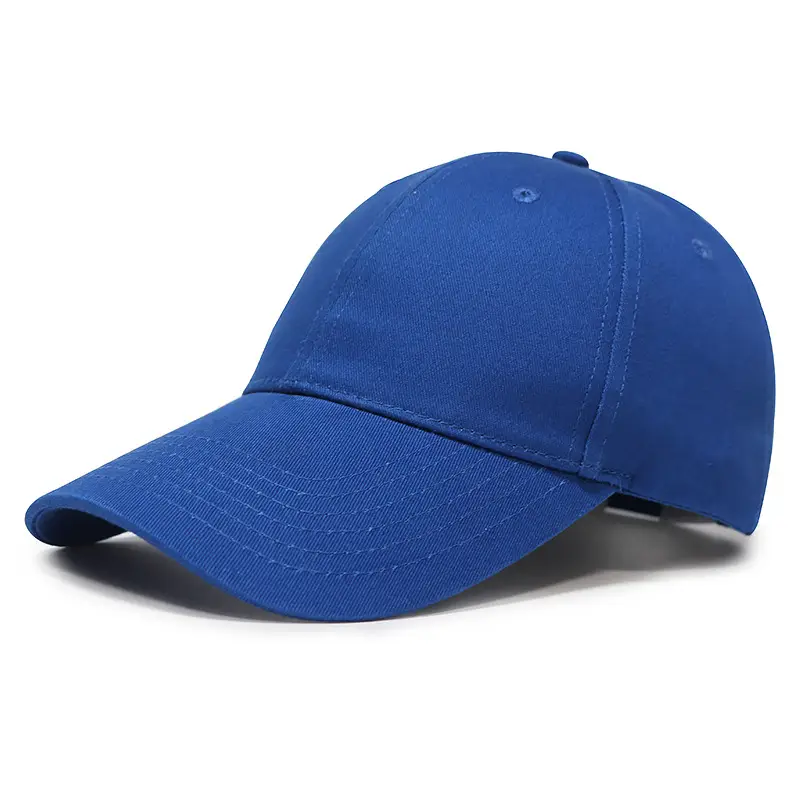 Pure Cotton Korean Baseball Cap Blue Women Men