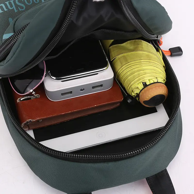 Men's Waterproof Nylon Shoulder Bag with Multi-Functional Design - Image 9