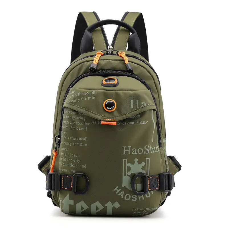 Men's Waterproof Nylon Shoulder Bag with Multi-Functional Design - Image 4