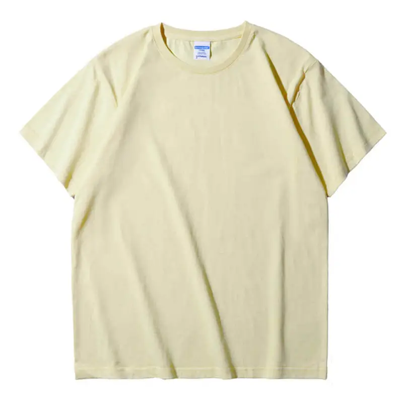 Yellow Cotton T-Shirt 210g Double Yarn - Image 26