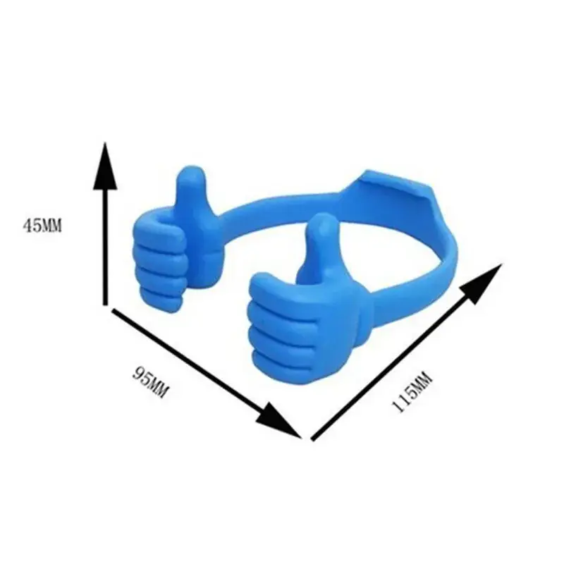 Universal Thumb OK Mobile Phone Bracket Blue - Image 4