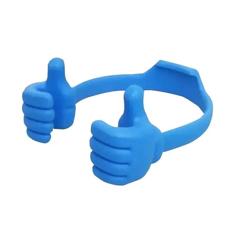 Universal Thumb OK Mobile Phone Bracket Blue - Image 5