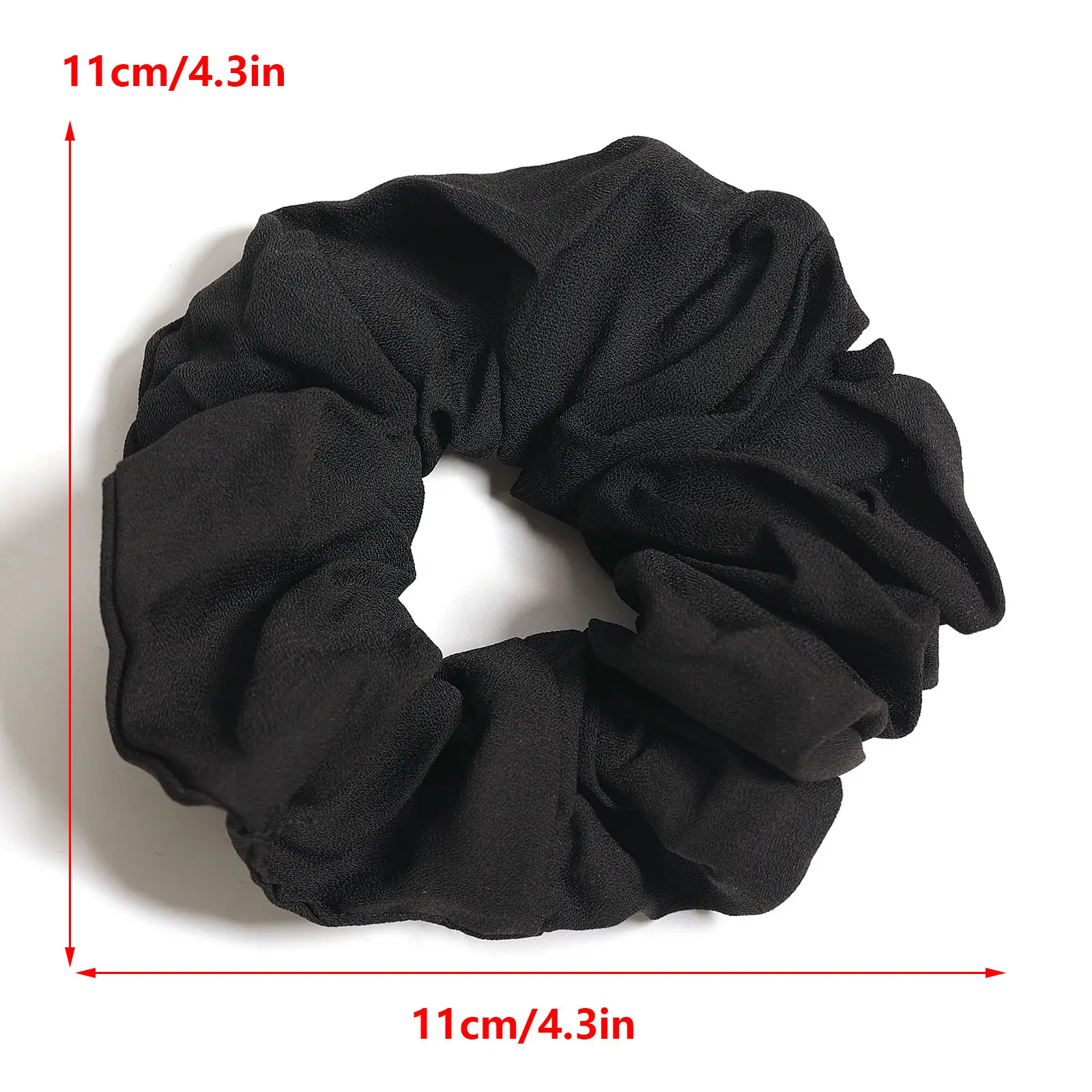 Light Blue Chiffon Hair Scrunchie for Women - Image 18