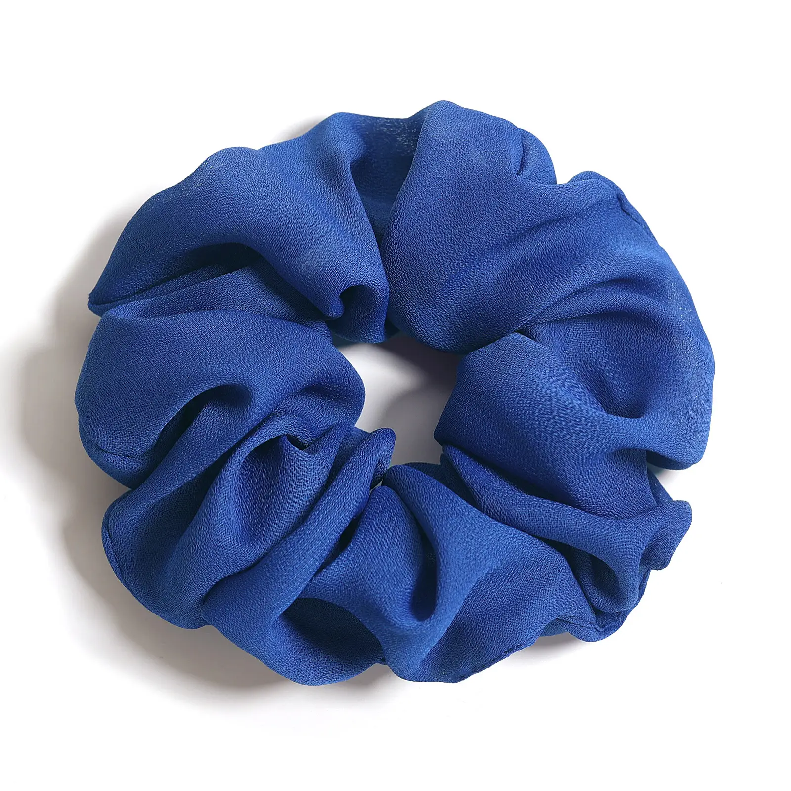 Light Blue Chiffon Hair Scrunchie for Women - Image 10
