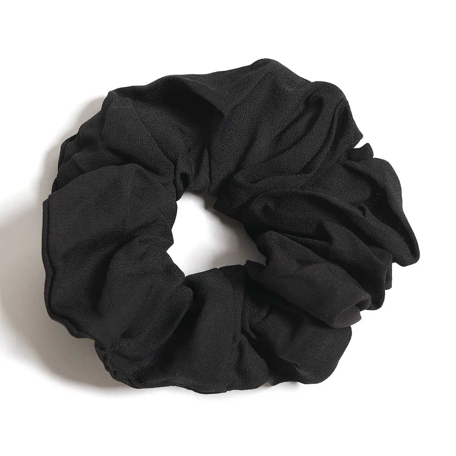Light Blue Chiffon Hair Scrunchie for Women - Image 2