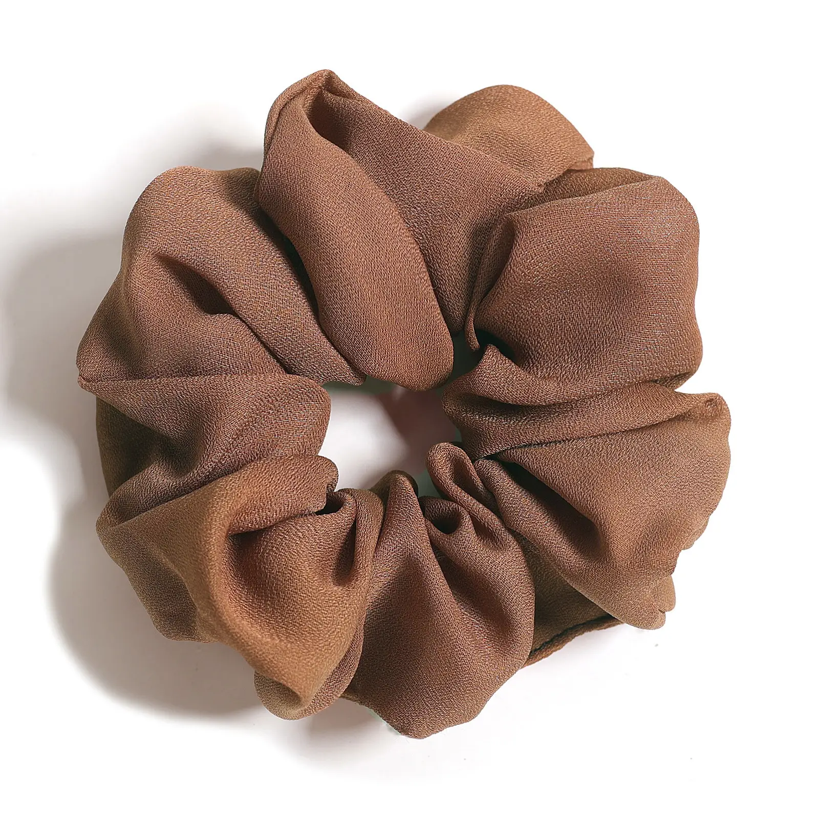 Light Blue Chiffon Hair Scrunchie for Women - Image 4