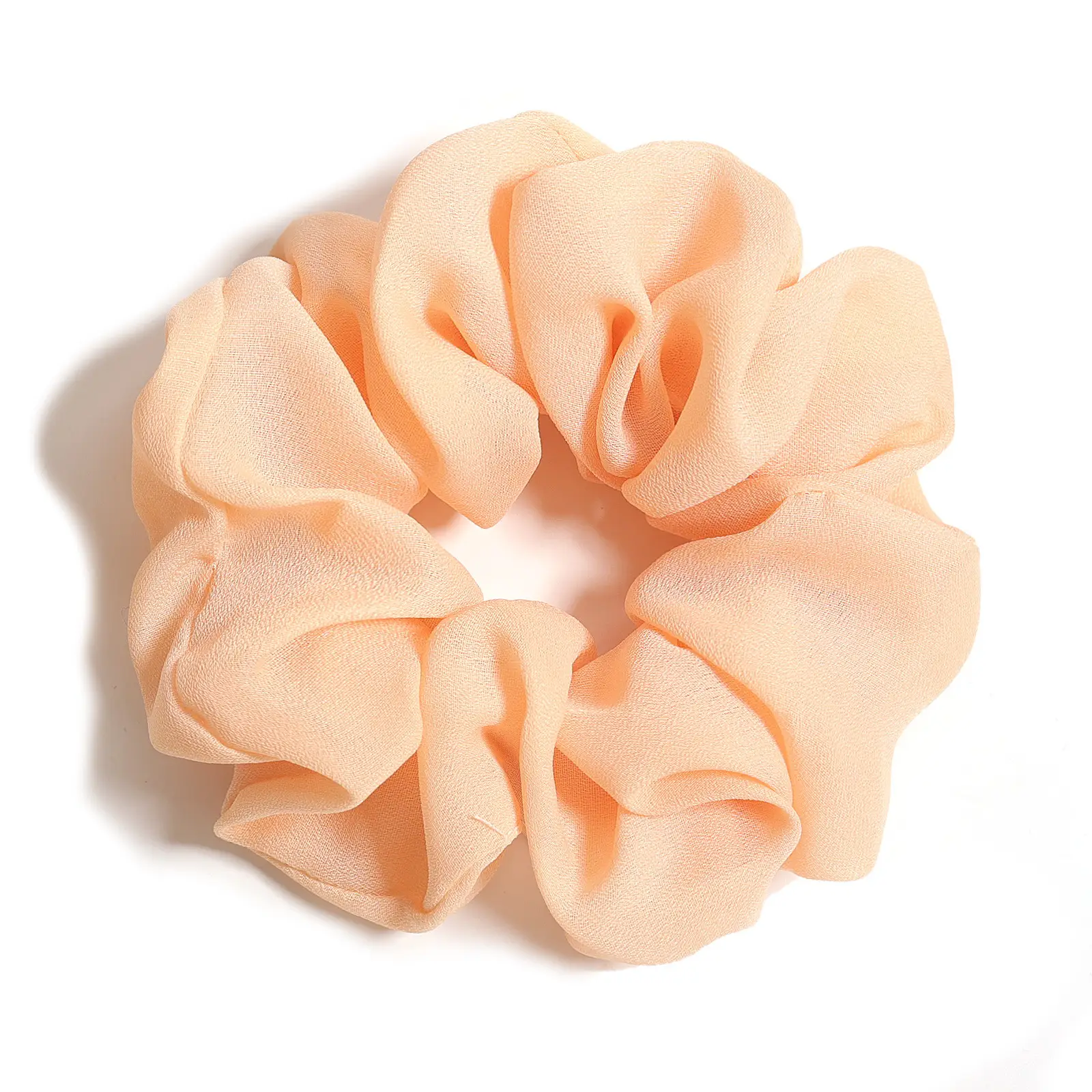 Light Blue Chiffon Hair Scrunchie for Women - Image 9