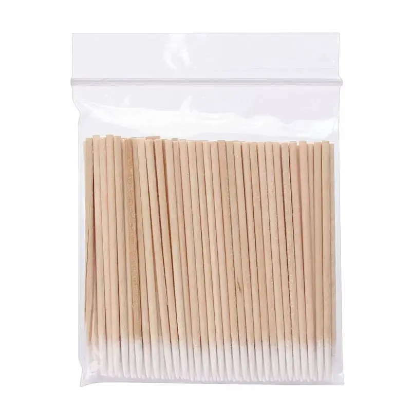 Disposable Tattoo Cotton Swabs Small Head Wooden Sticks - Image 6