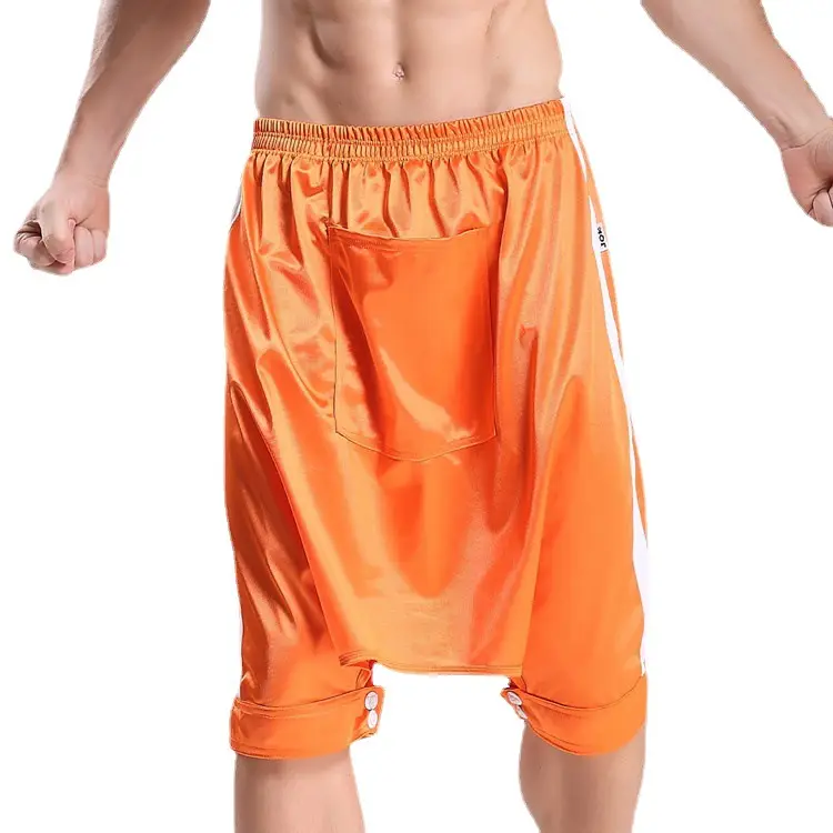 Men's Black White Striped Sports Shorts 331 - Image 5