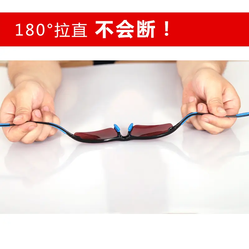 Huansheng Fishing Clear Sunglasses with Clip & Case