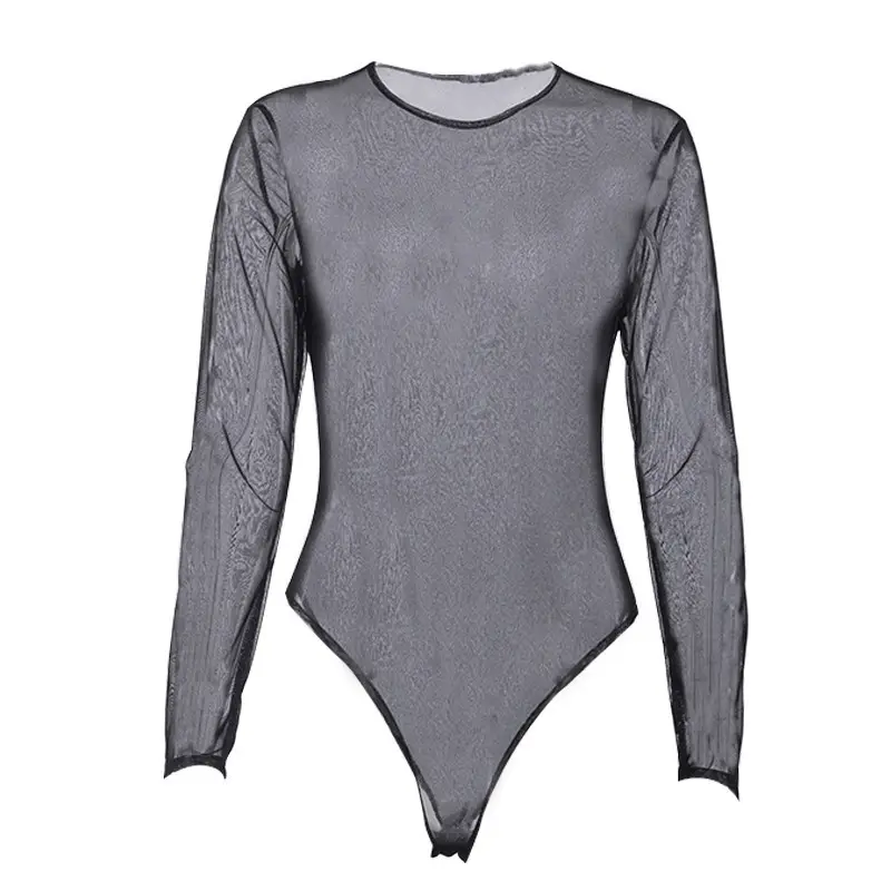 2025 Aliexpress Sexy Mesh See-Through Jumpsuit for Women — feature 14