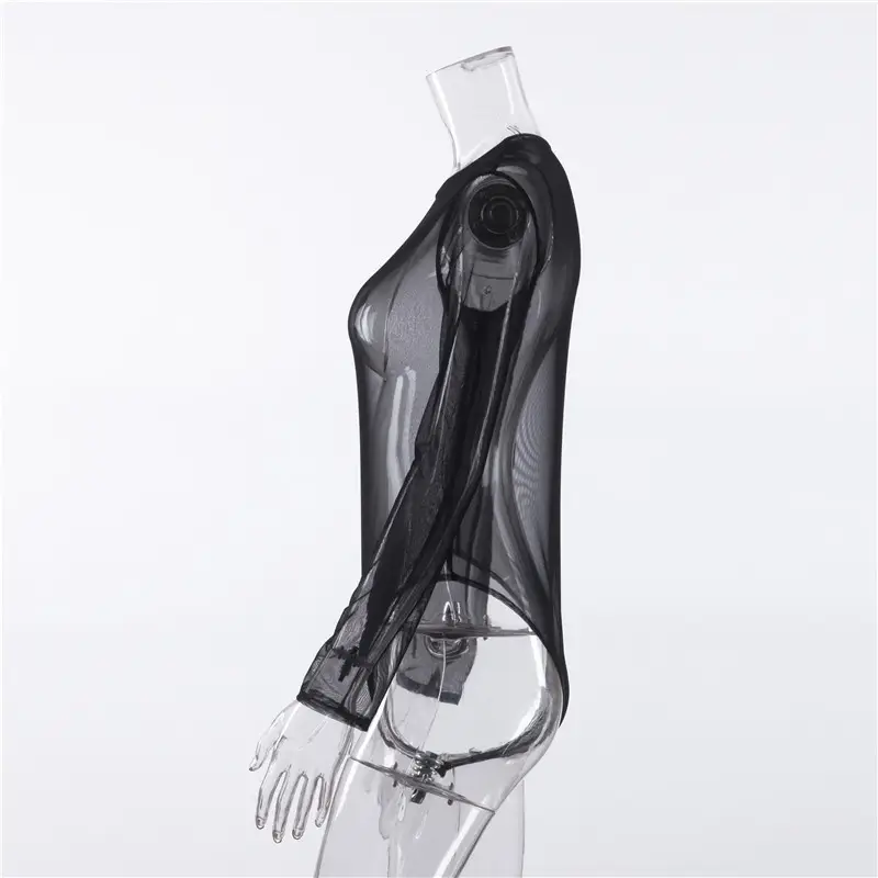 2025 Aliexpress Sexy Mesh See-Through Jumpsuit for Women — feature 7