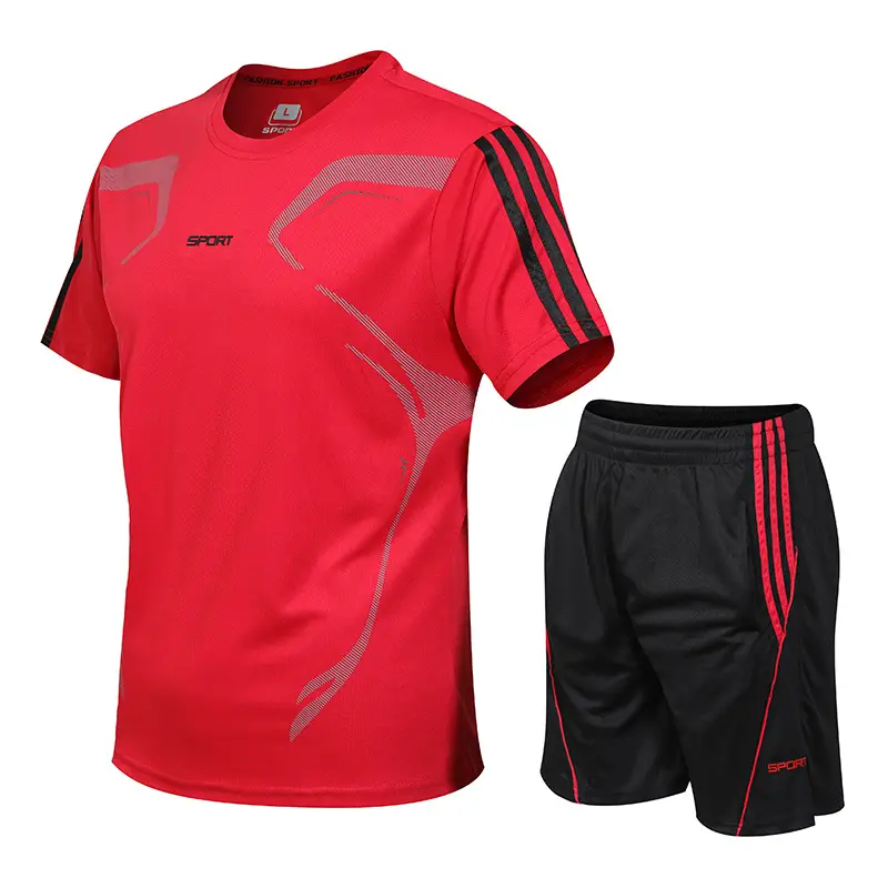Men Cross Fit Neon Shorts Set Black Yellow - Image 13