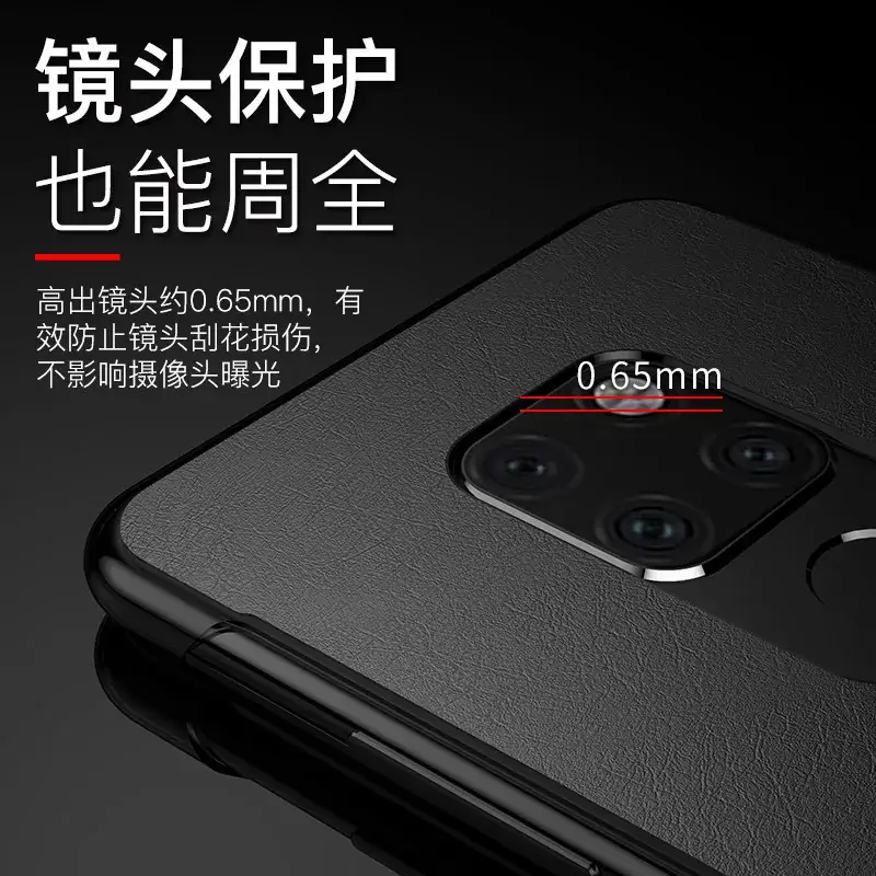 Huawei Mate20X Clamshell Phone Case Black Anti-Splash - Image 9