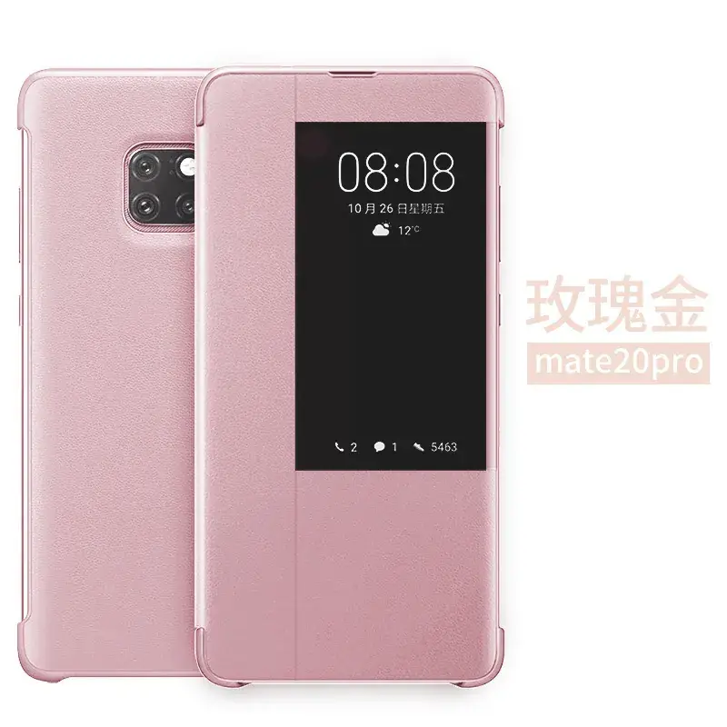 Huawei Mate20X Clamshell Phone Case Black Anti-Splash - Image 5