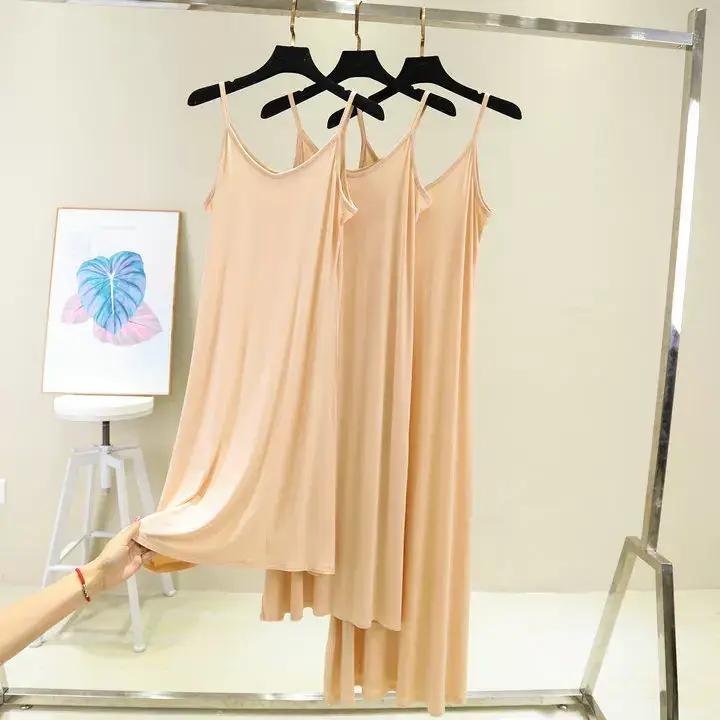 Women Cotton V-Neck Long Skirt Dress Plus Size — feature 19