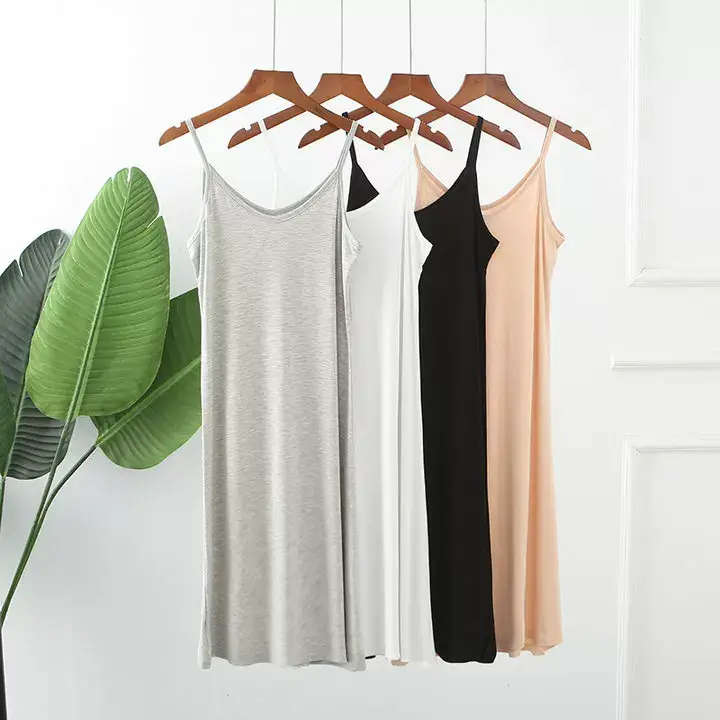 Women Cotton V-Neck Long Skirt Dress Plus Size — feature 52